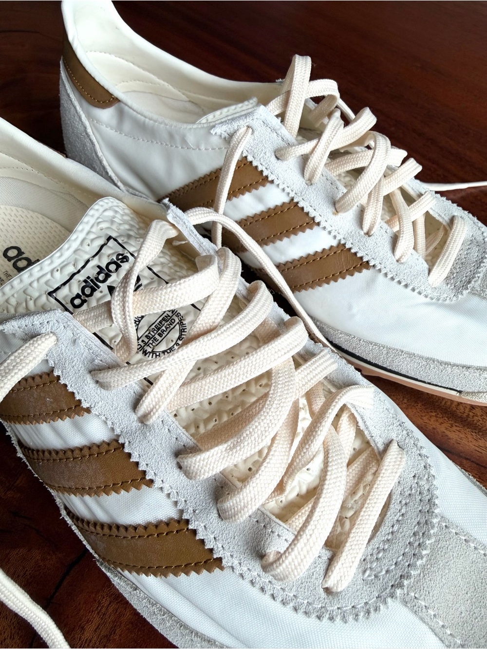 adidas Originals SL 72 OG Womens Sneakers Cream Bronze Strata Sz 9 Retro Terrace - Picture 13 of 16